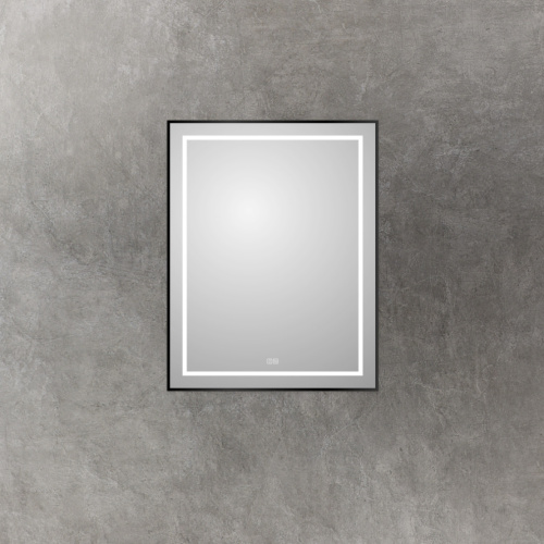 Зеркало BelBagno Kraft SPC-KRAFT-700-900-LED-TCH-WARM-NERO 70х90 - фото 3