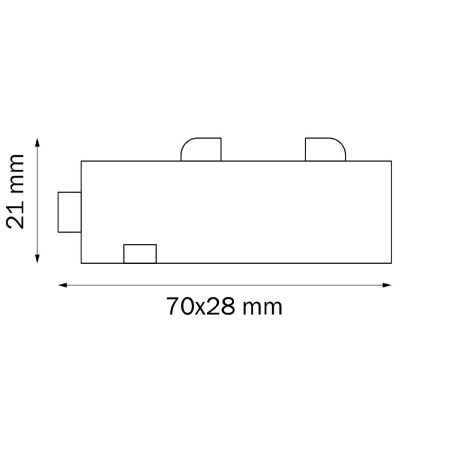 Соединитель трековый однофазный Lightstar Teta (Тета) 505106