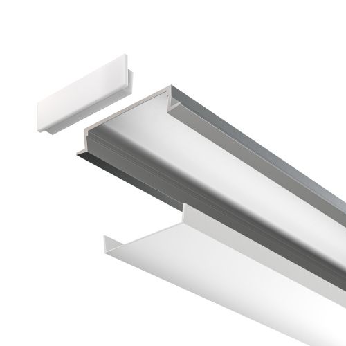 Алюминиевый профиль встраиваемый с фланцем Maytoni Led Strip ALM003S-2M - фото 5