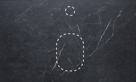 Столешница La Fenice Granite FNC-03-VS03-80 80х49 накладная