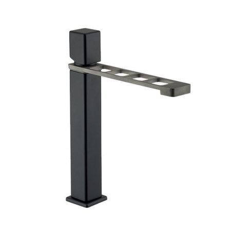 Смеситель Webert OX830402441 на раковину черный/сталь