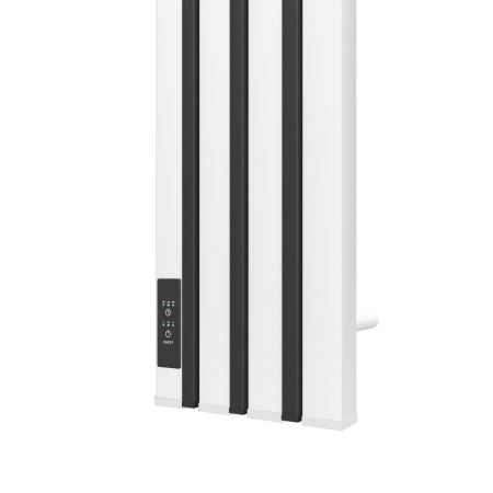 Полотенцесушитель Point Пиано PN19722WB 15х120 электрический белый/черный