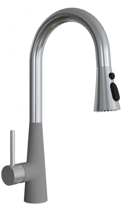 Смеситель для кухни Florentina Вита Pro 313.29Н.1223.305 на раковину грей