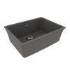 Кухонная мойка LeMark Sinara 540-u 9910077 55х40 цвет серый поверхность матовая