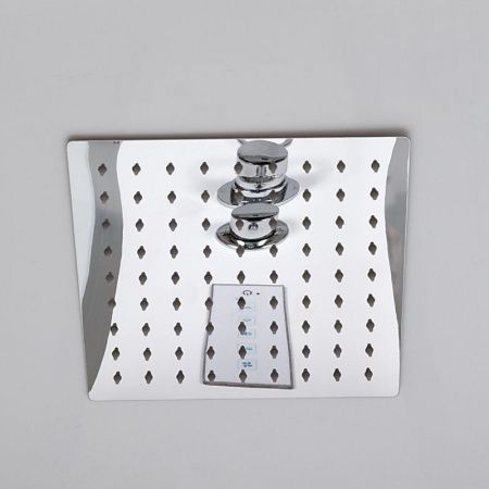 Душевой бокс AvaCan  EM4515LED+GM 150х85 стекло с рисунком профиль хром