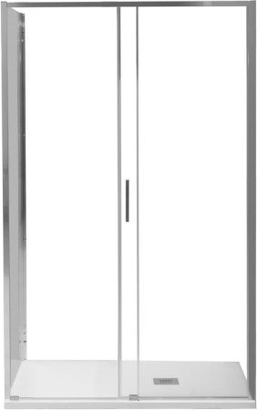 Душевая перегородка Aquanet Pleasure Evo AE65-F80-CT 80х190 стекло прозрачное профиль хром