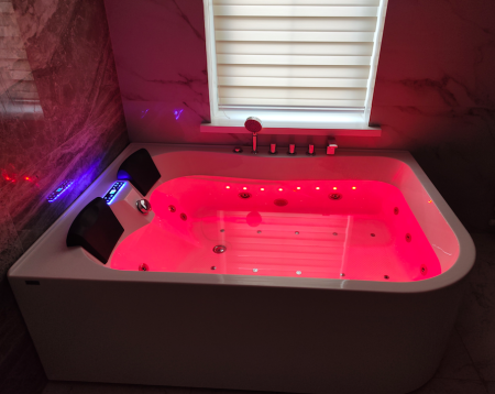 Ванна акриловая Frank 2015110 170х120 угловая асимметричная с каркасом