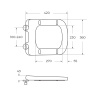 Унитаз подвесной BelBagno ALBANO BB120CHR/BB120SC белый с сиденьем микролифт безободковый каскадный смыв