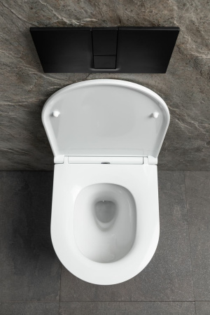 Чаша унитаза подвесная Allen Brau Priority Tornado 4.31009.20 цвет белый без сиденья безободковая душевой смыв