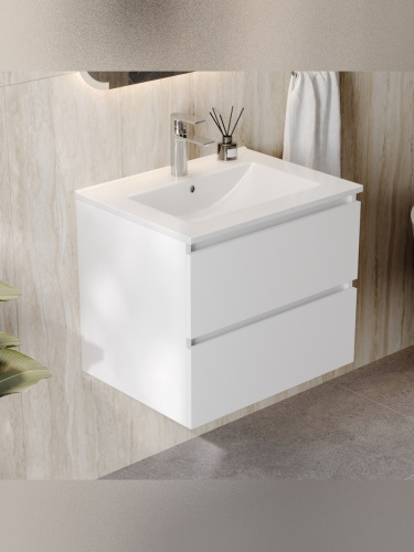 Тумба с раковиной Teymi Laina F16028 60х46х50 подвесная - фото 5