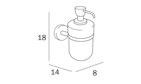 Стакан Inda INDISSIMA A88100CR21