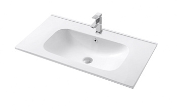 Раковина керамическая Art&Max керамические раковины AM7110-90 91х47 накладная цвет белый