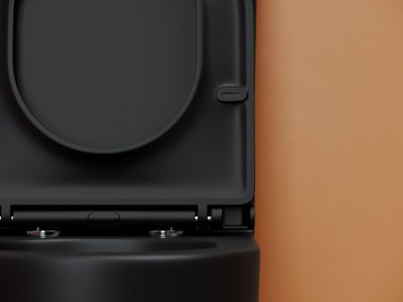 Унитаз напольный с бачком Ceramica Nova METROPOL CN4001TMB черный с сиденьем микролифт безободковый смыв торнадо