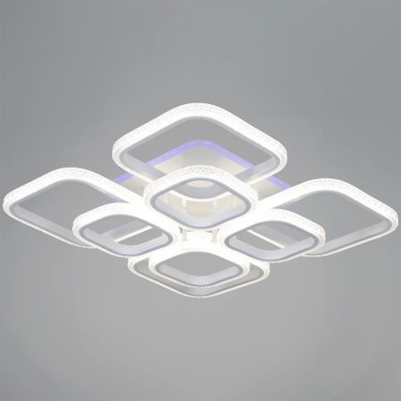 Люстра потолочная Reluce 06335-0.3-4+4B WH (RGB)