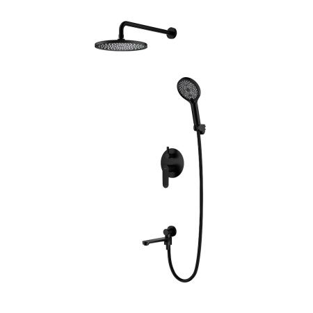 Душевая система Splenka S222.27.06 встраиваемая в стену цвет черный