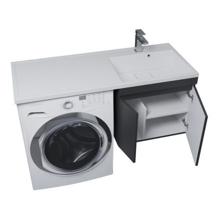 Тумба с раковиной Uperwood Magenta 52930205152 120х50 цвет черный