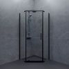 Душевой уголок Тритон Дека-Блэк Щ0000062934 100х100 стекло прозрачное профиль черный без поддона