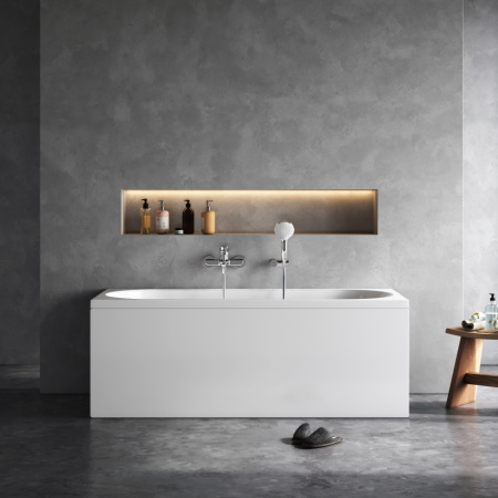 Ванна акриловая Am.Pm X-Joy W94A-160-070W-A1 160х70 пристенная прямоугольная без каркаса