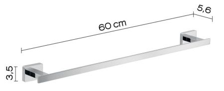 Полотенцедержатель Gedy Atena 4421/60(13)