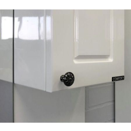Зеркало-шкаф Comforty Севилья 00003132625CF 80х80 подвесной цвет белый