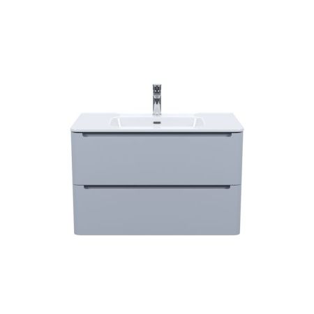 Тумба с раковиной Iddis Edifice EDI80L0i95K 80х50 подвесная цвет серый