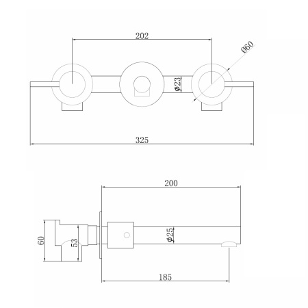 Смеситель ABBER Emotion AF88121NG встраиваемый в стену никель