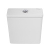 Унитаз напольный с бачком BelBagno LUCE BB2197CP-TOR/SC/BB2197T белый с сиденьем микролифт безободковый смыв торнадо