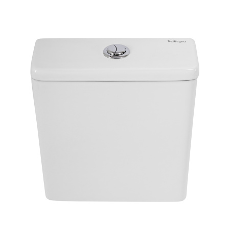 Унитаз напольный с бачком BelBagno LUCE BB2197CP-TOR/SC/BB2197T белый с сиденьем микролифт безободковый смыв торнадо