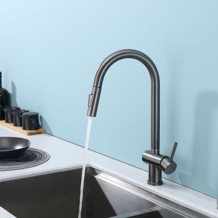 Смеситель для кухни Splenka S204 S204.49.09 на мойку серый