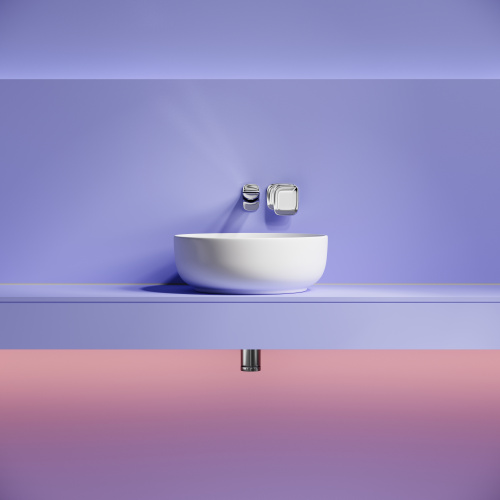 Раковина Ceramica Nova TAYCAN 38 см CN12003MW накладная цвет белый матовый - фото 5