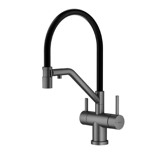 Смеситель для кухни Splenka S70 S70.62.09 на мойку серый - фото 2