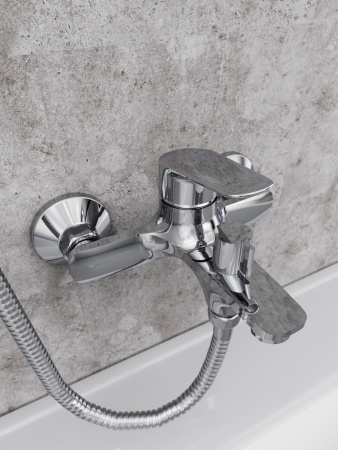 Смеситель для ванны Tokito HAPPO TOK-HAP-1014 настенный хром