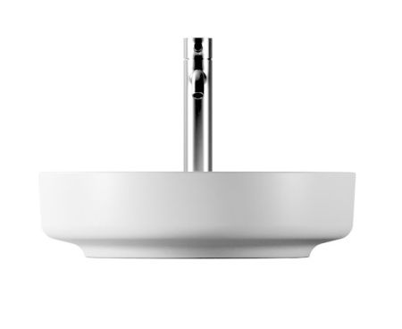 Раковина керамическая Alice Form 22420101 50х50 накладная цвет белый без отверстий под смеситель