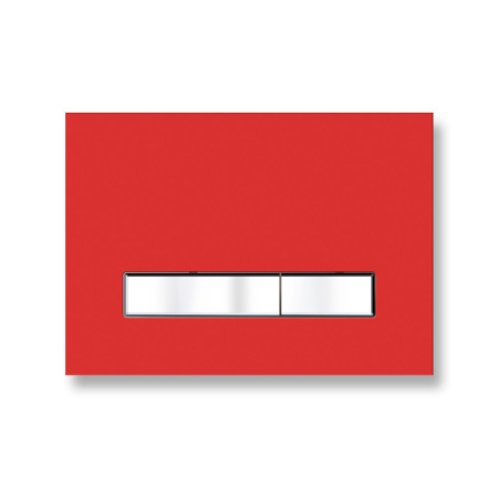 Клавиша смыва механическая Lavinia Boho RelFix 3805005R цвет красный/хром