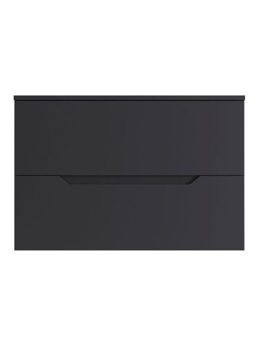 Тумба под раковину Orange Line Li-70TugMDF 70х46х57 подвесная цвет графит матовый - фото 2