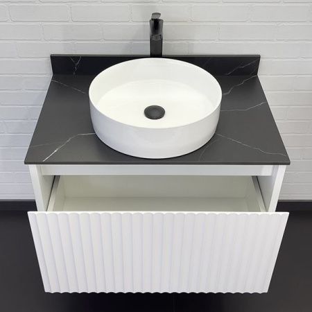 Тумба с раковиной Comforty Марсель 00-00012270CF 80х50 подвесная цвет белый