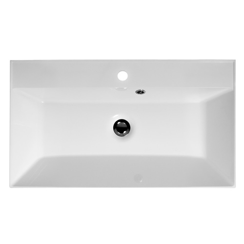Раковина из искусственного камня BelBagno BB800/450-LV-MR-AST 80х45 накладная цвет белый матовый - фото 3