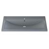 Раковина из искусственного камня Uperwood Foster Quartz 291030041 90х50 полувстраиваемая цвет серый