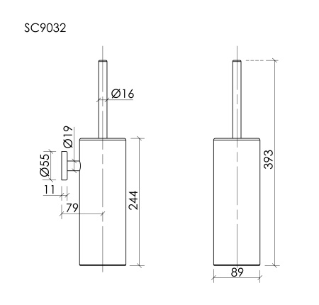 Ершик Sancos Base SC9032GG