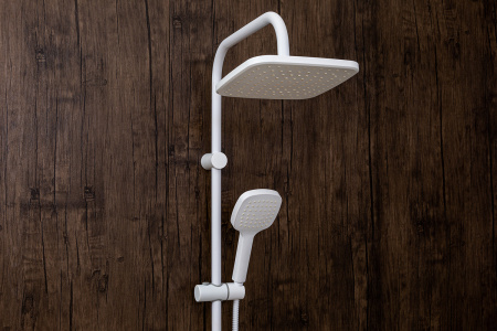 Душевая стойка Orange Lutz M04-944w настенная цвет белый