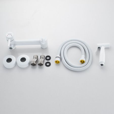 Гигиенический душ со смесителем Raffine F207C белый