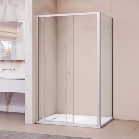 Душевой уголок RGW Passage 350817728-11 120х80 стекло прозрачное профиль хром без поддона