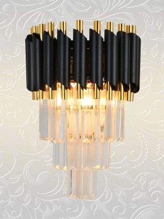 Бра Natali Kovaltseva DARIAN (ДАРИАН) DARIAN 76017/2W GOLD BLACK