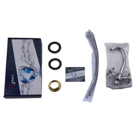 Смеситель для кухни Plstart PD40308 на мойку хром