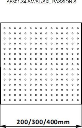 Верхний душ Aquanet Passion AF301-84-SXL 40х40 хром