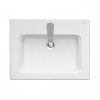 Раковина из сантехнического фарфора Roca The Gap 73279A8000 60х50 накладная цвет белый