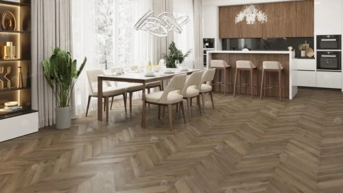 Кварцвиниловая плитка Alpine Floor Chervon Alpine LVT ECO 20-4 Дуб Насыщенный Chevron толщина 0.25 см 43 класс 555х127 - фото 2