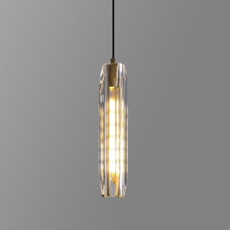 Светильник подвесной Delight Collection MT8851-1H bronze/clear