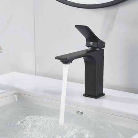 Смеситель Shevanik S6101H на раковину черный