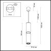 Светильник подвесной Odeon Light Afra (Афра) 4742/5L